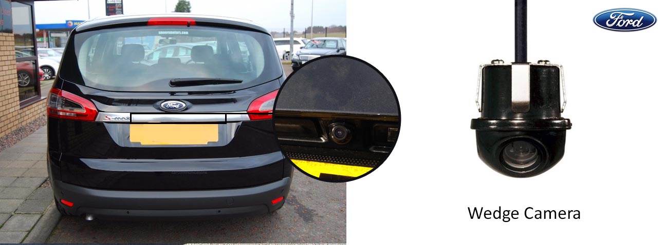 ford S-Max reversing rear view wedge camera